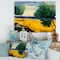 Designart - Orange Beach By The Coastline - Nautical & Coastal Canvas Wall Art Print